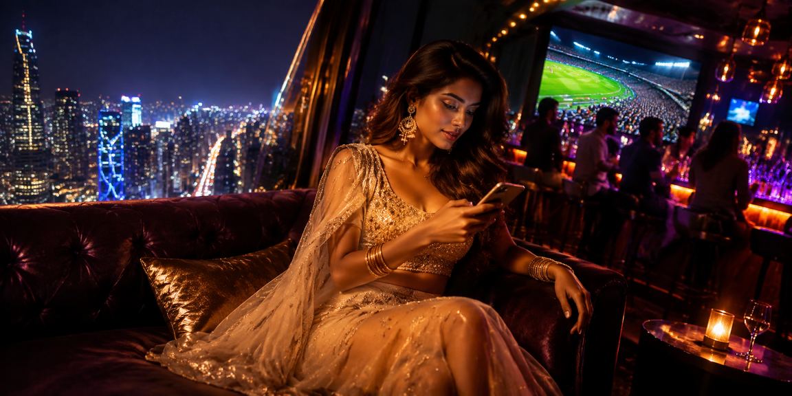 Betting activity around Pune city with Bollywood imagery